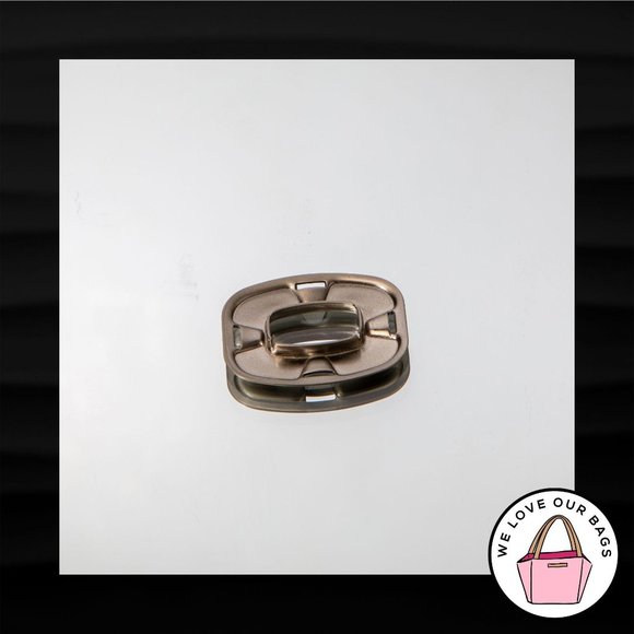 NEW COACH TURNLOCK SILVER NICKEL PLATE REPLACEMENT - Picture 2 of 2